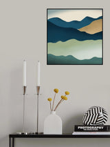Whimsical Hills Poster och Canvastavla