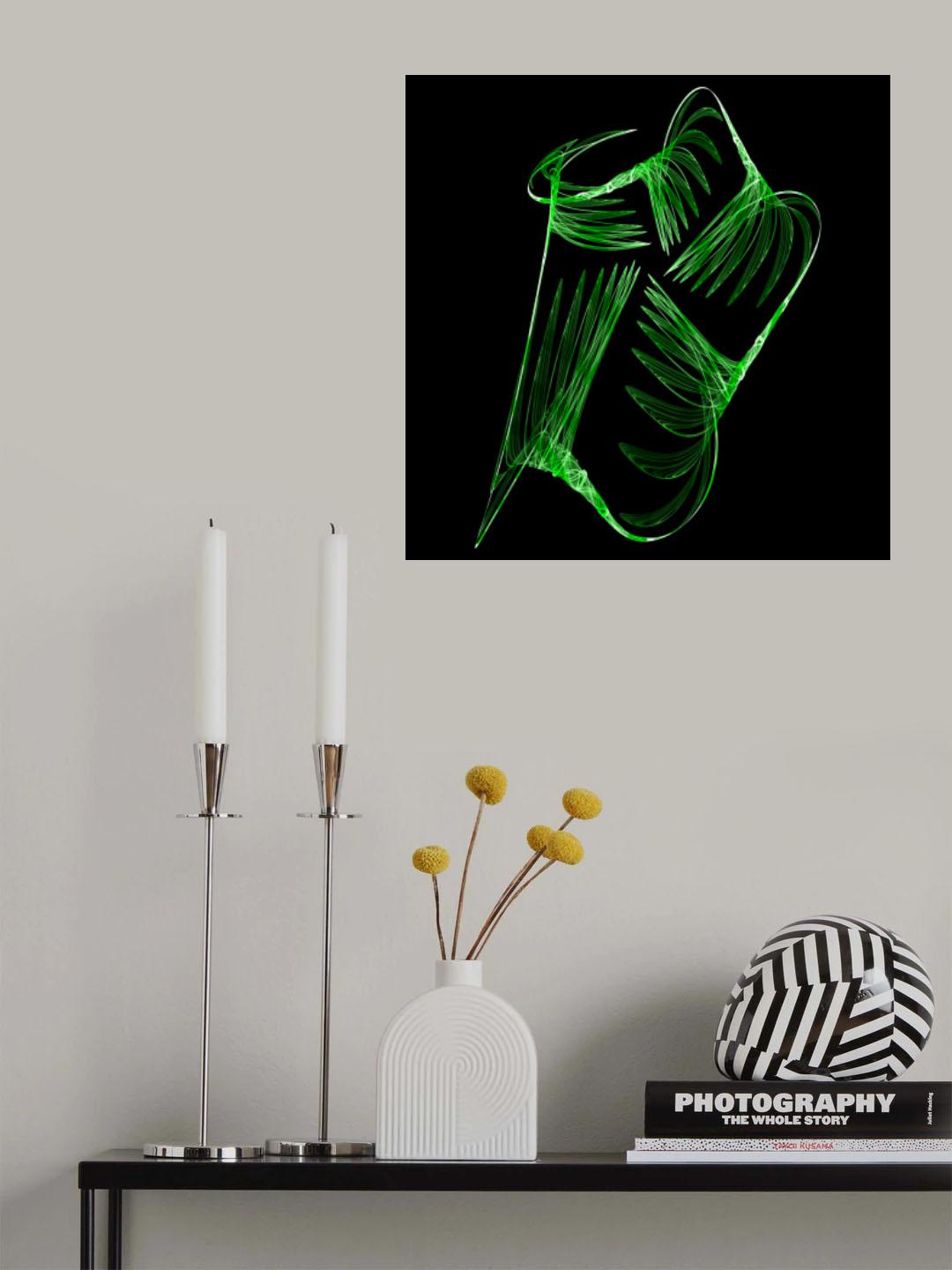 Green Leaf Poster och Canvastavla