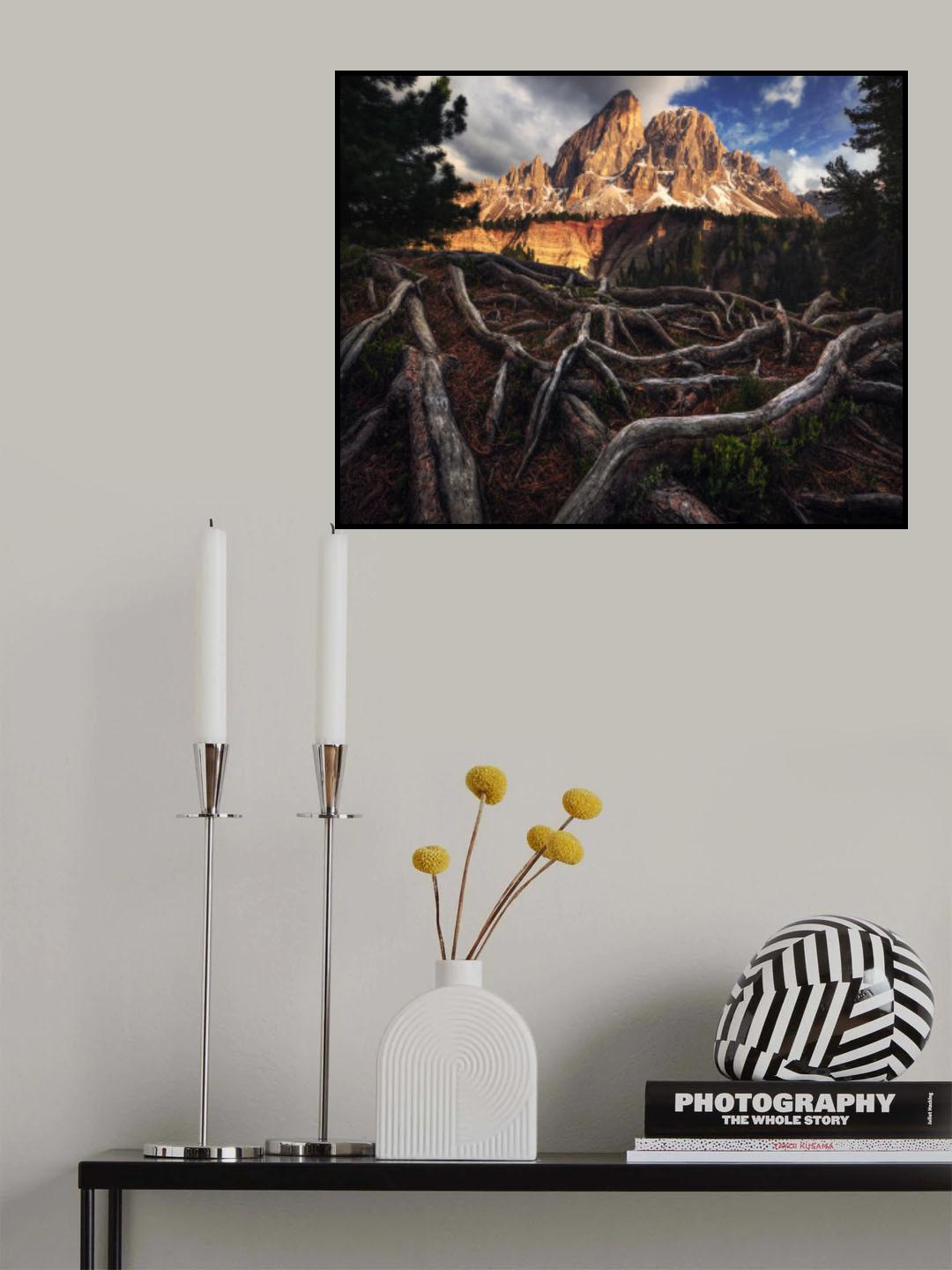 Dramatic Dolomites Poster och Canvastavla