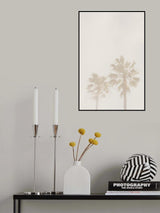 Beige Palms Poster och Canvastavla