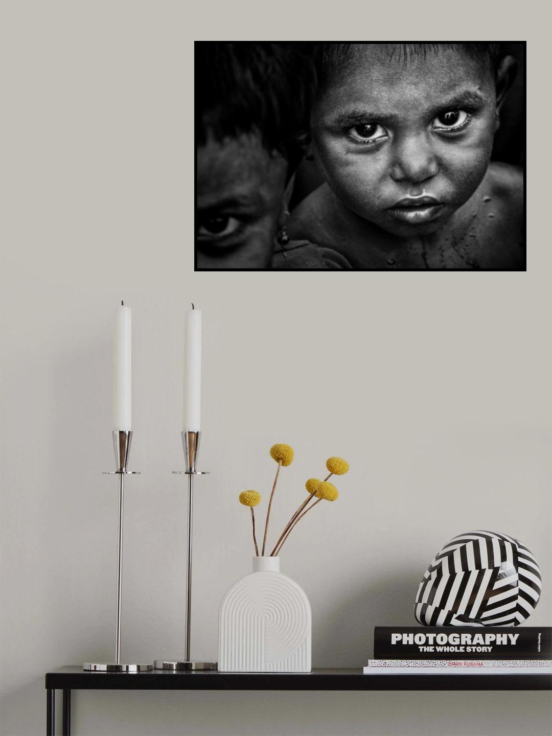 Rohingya refugee children Poster och Canvastavla