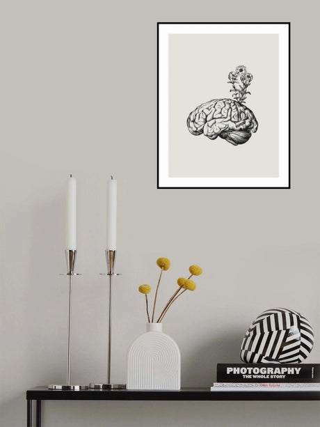 Brain Bloom Poster och Canvastavla