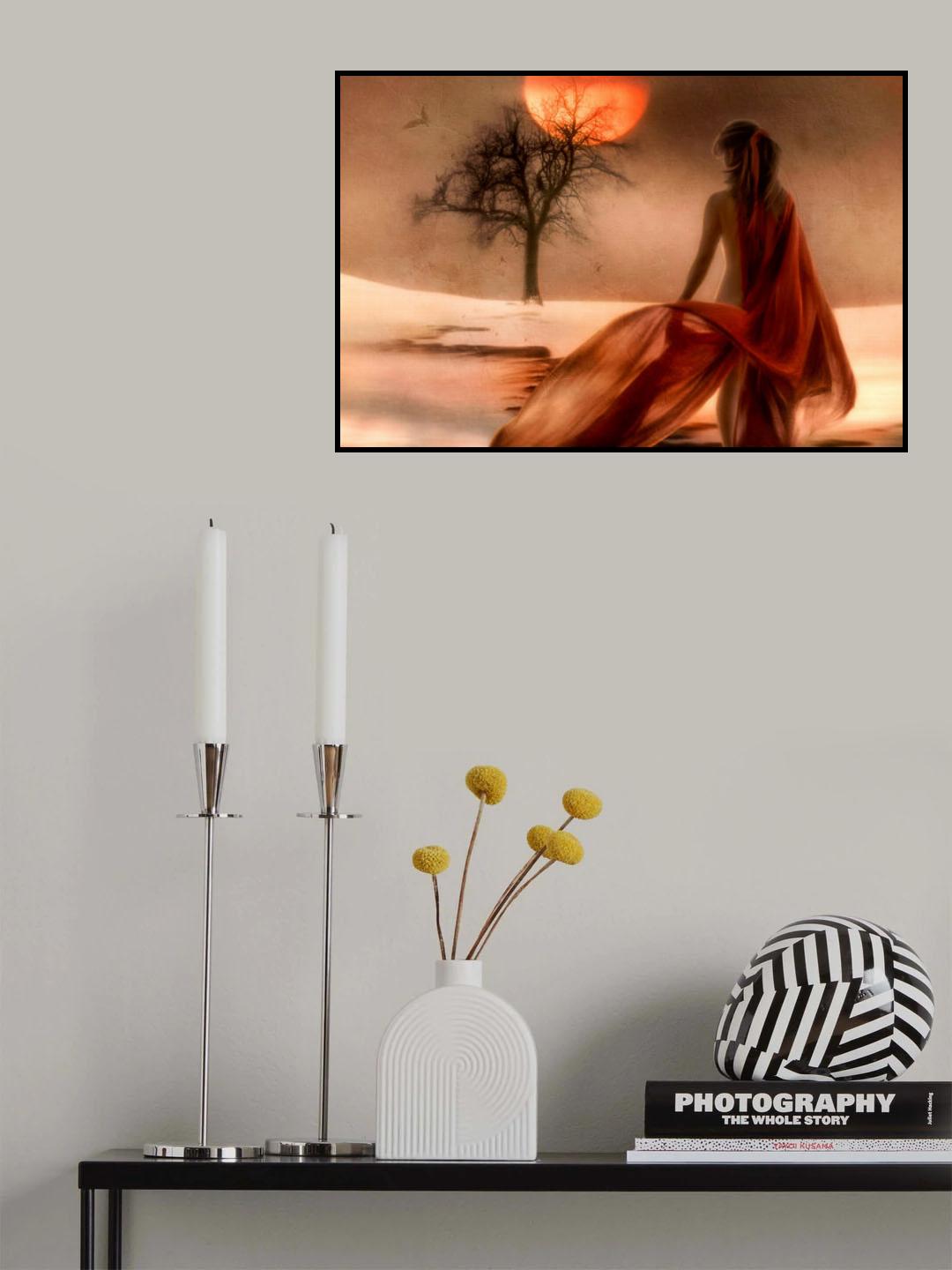 ...like the sun through the trees you came to love me.. Poster och Canvastavla