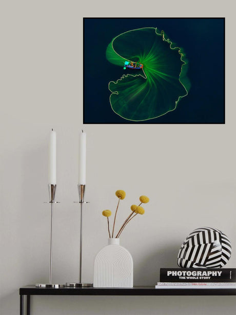 Lotus leaf on the sea Poster och Canvastavla
