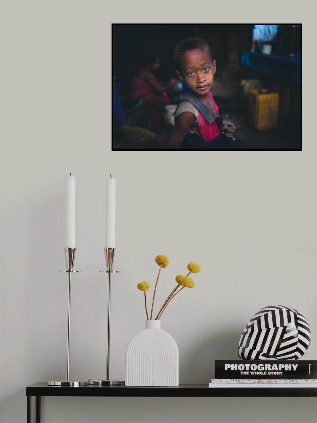 Eyes in the dark Poster och Canvastavla