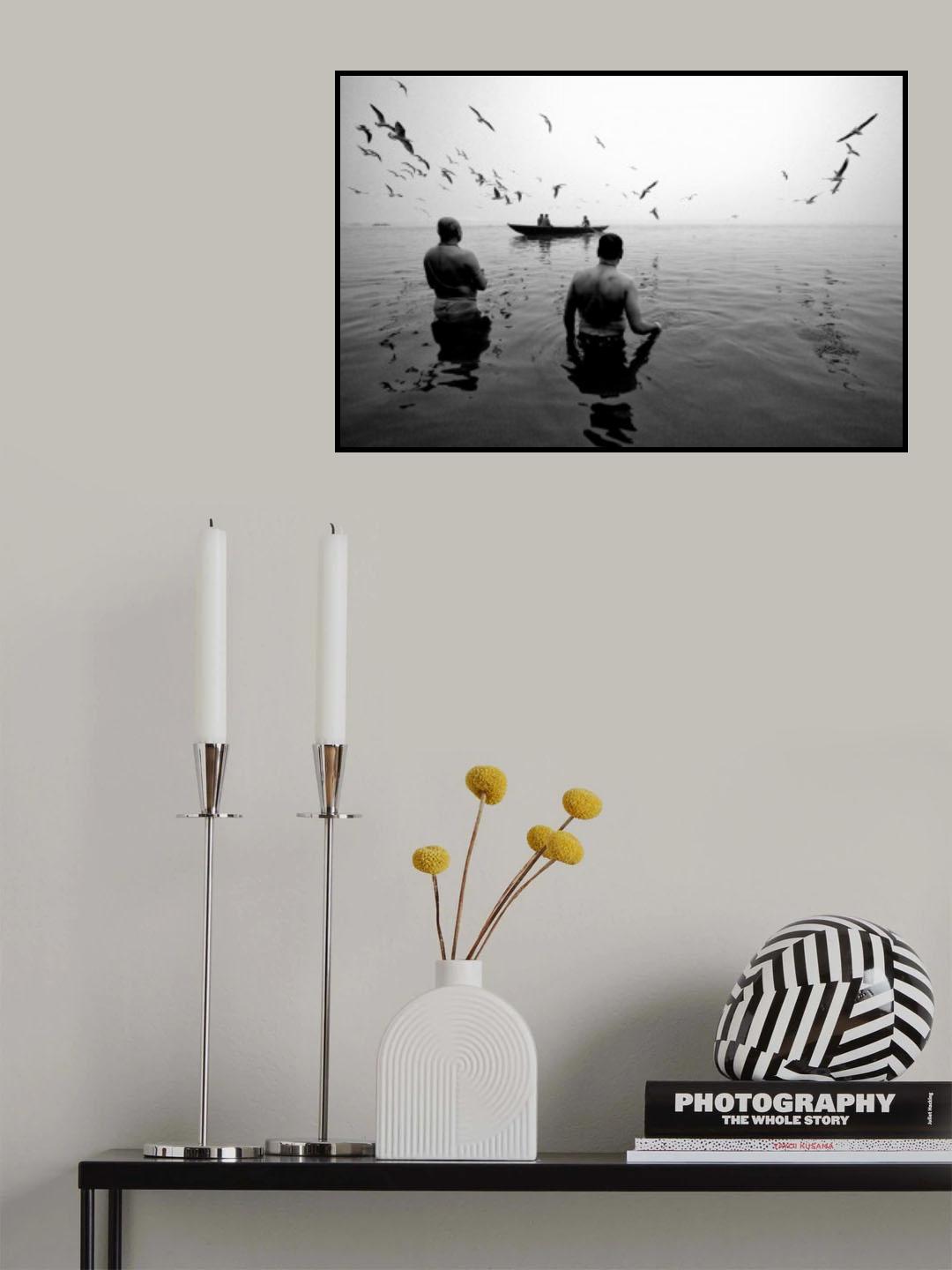 Morning Bath Poster och Canvastavla