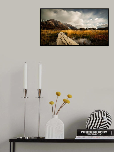Autumn Bridge Poster och Canvastavla