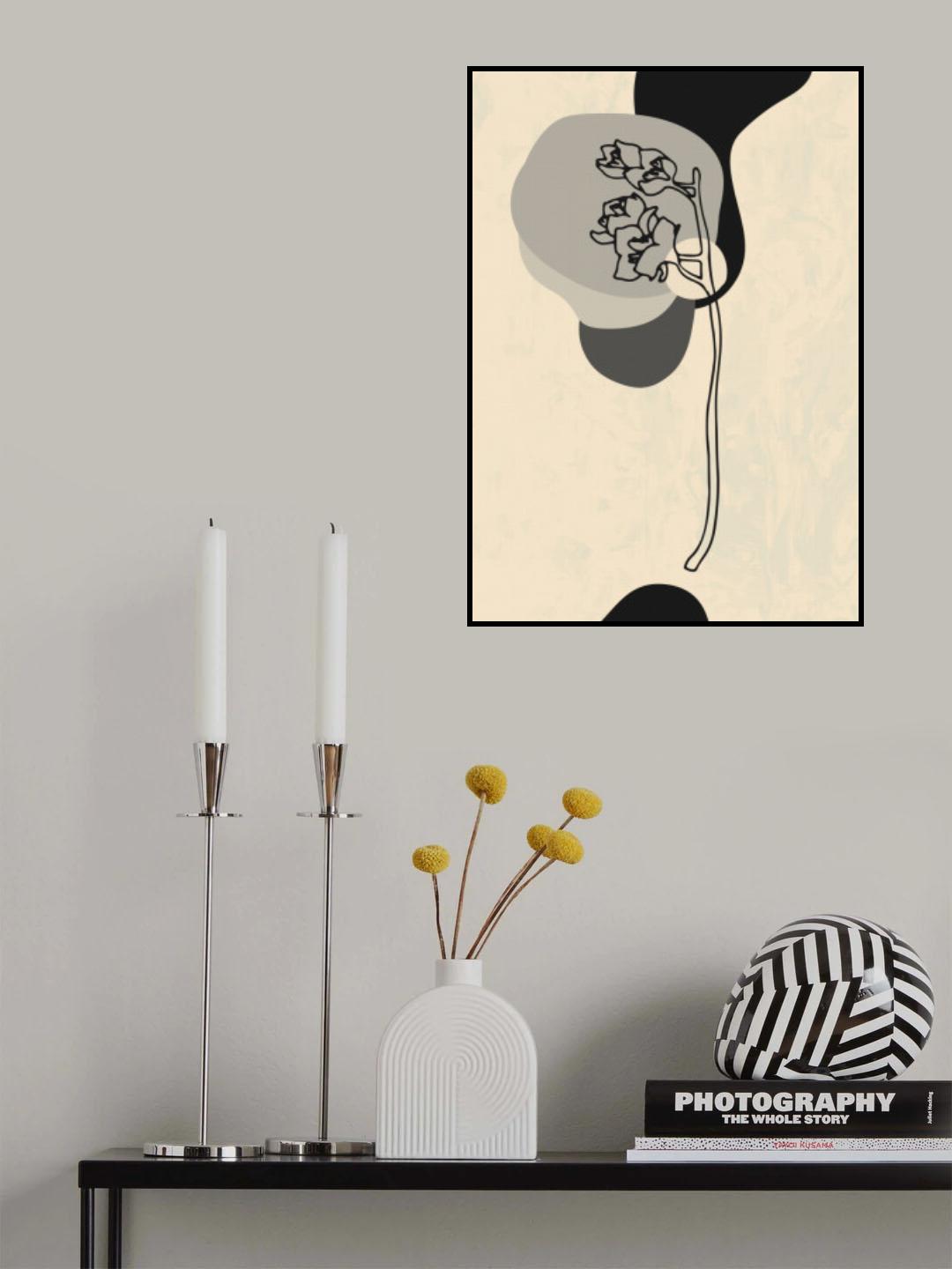 Abstract Flower 3 Poster och Canvastavla