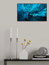 Blue Ice Cave Poster och Canvastavla