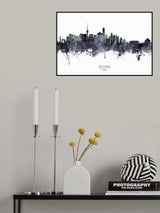 Beijing China Skyline Poster och Canvastavla