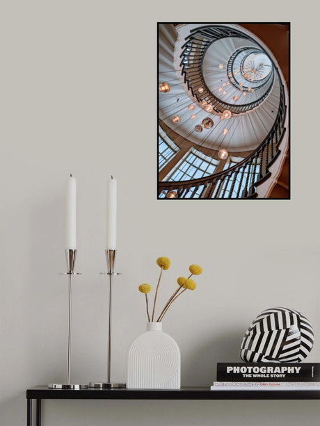 The Cecil Brewer Staircase Poster och Canvastavla
