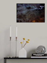 fly over the fantasy lake Poster och Canvastavla