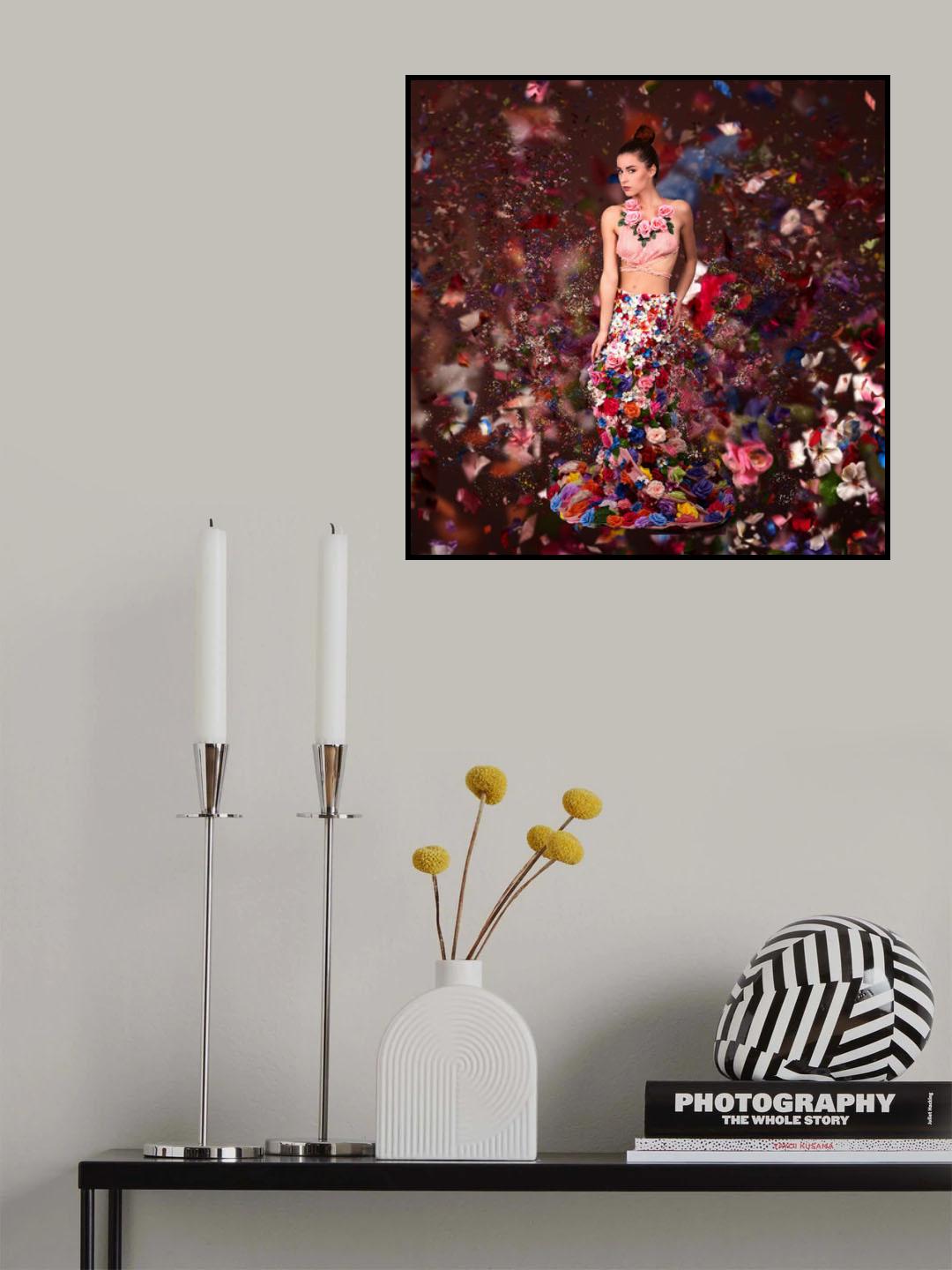 Explosion of Flowers Poster och Canvastavla