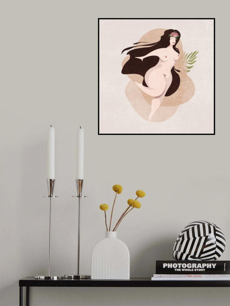 Beautiful Curvy Lady 01 Poster och Canvastavla