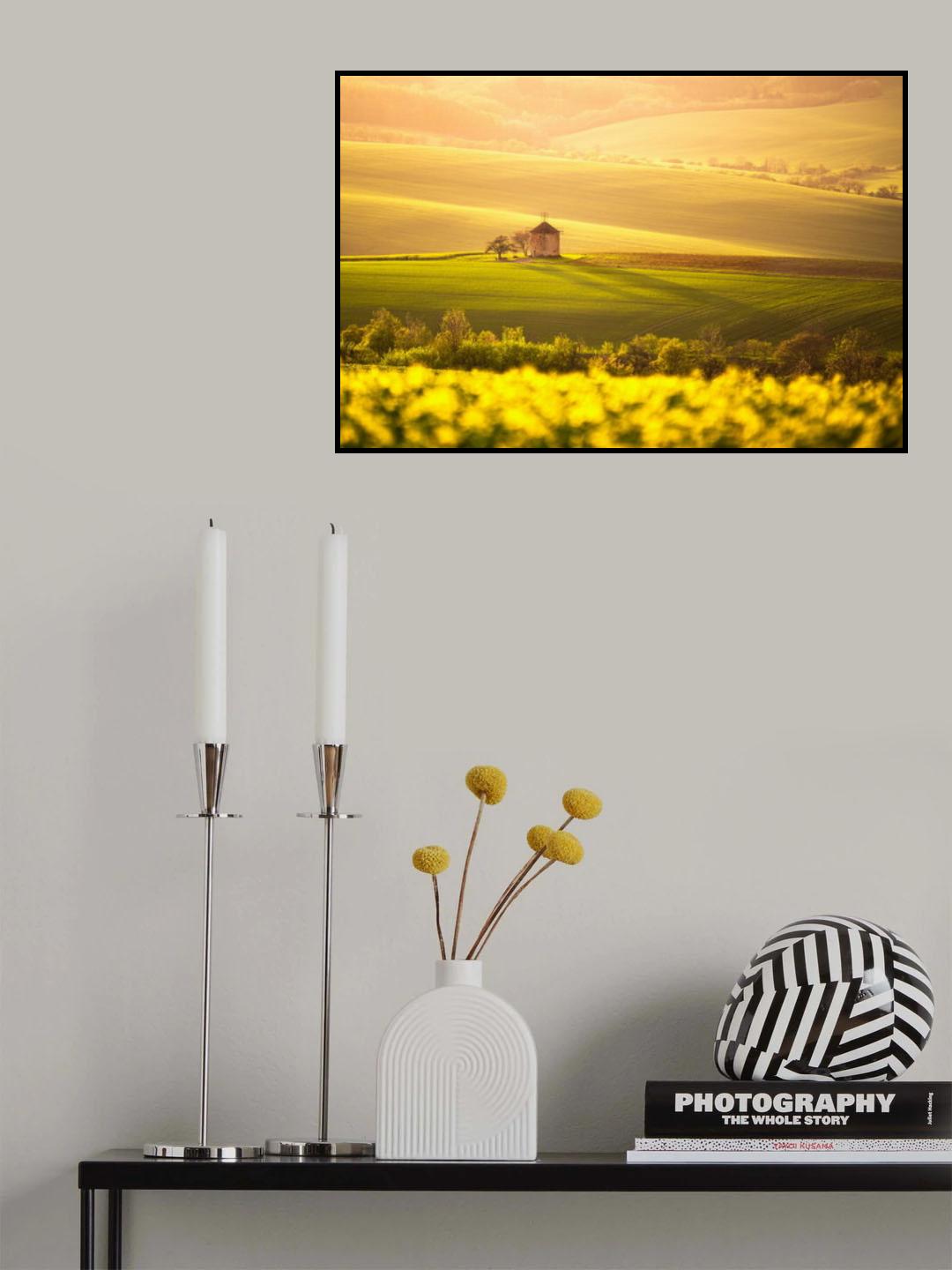 Moravian mill Poster och Canvastavla