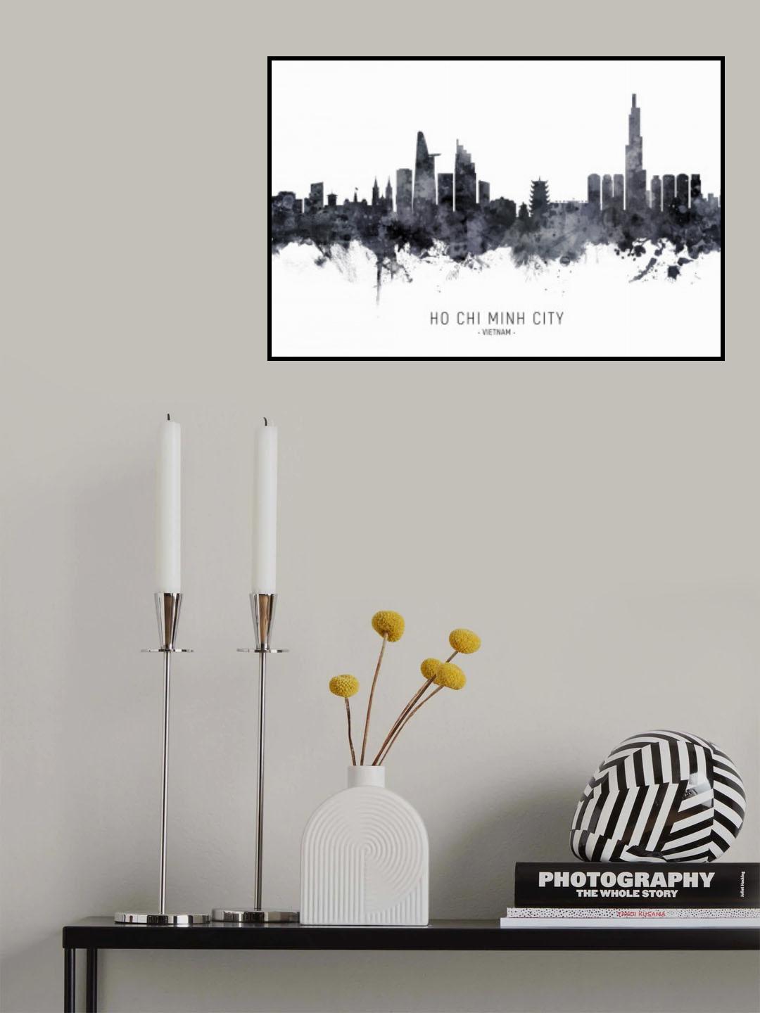 Ho Chi Minh City Vietnam Skyline Poster och Canvastavla