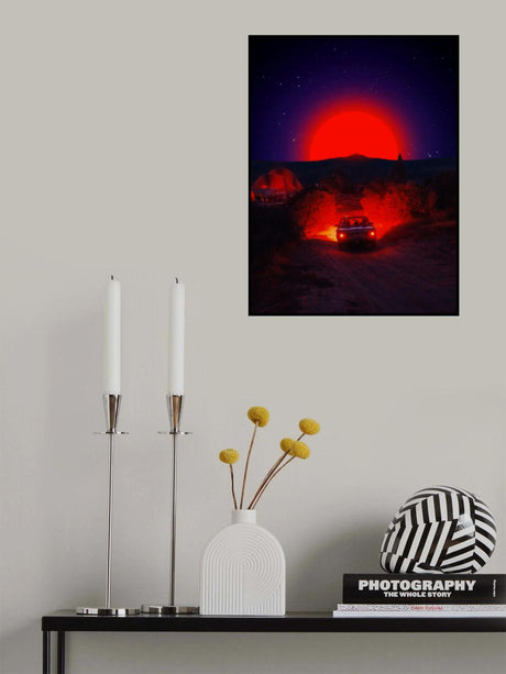 Chasing the Red Sun Poster och Canvastavla
