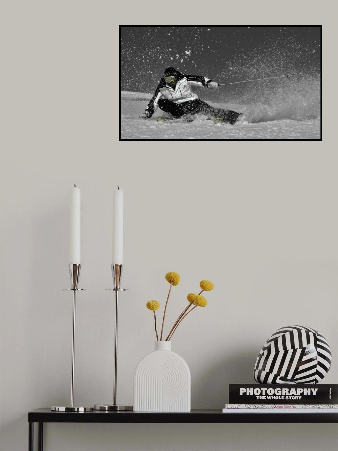 Spring snow Poster och Canvastavla