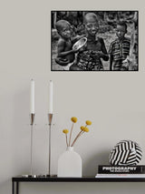 Children from Benin. Poster och Canvastavla