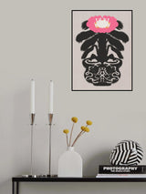 Pink Bloom Poster och Canvastavla
