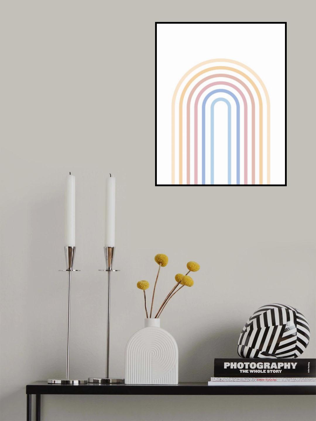 Rainbow Poster och Canvastavla