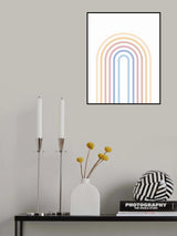 Rainbow Poster och Canvastavla