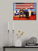 Stars and stripes Poster och Canvastavla