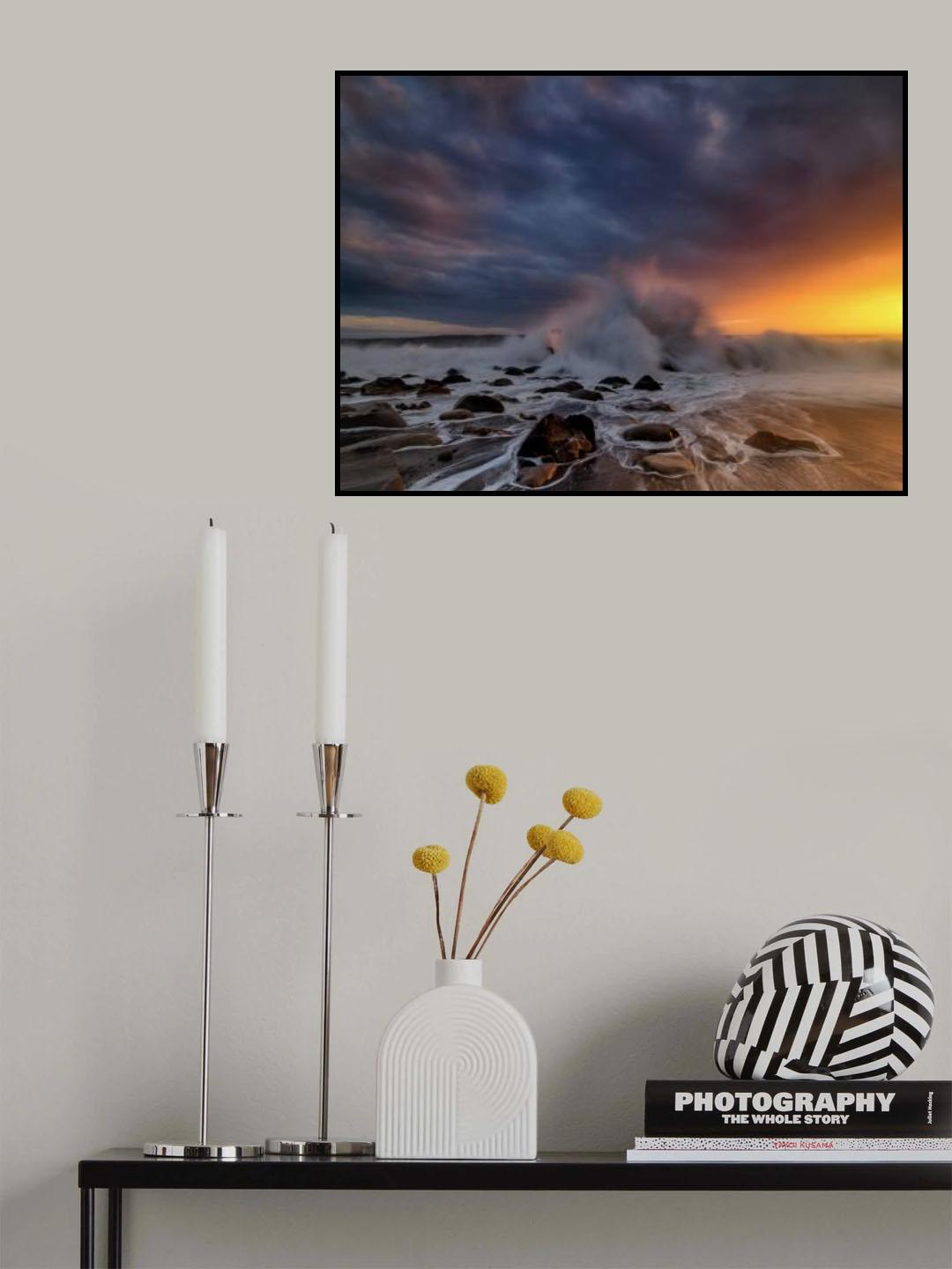 Raging waves Poster och Canvastavla