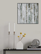 Silver branches Poster och Canvastavla