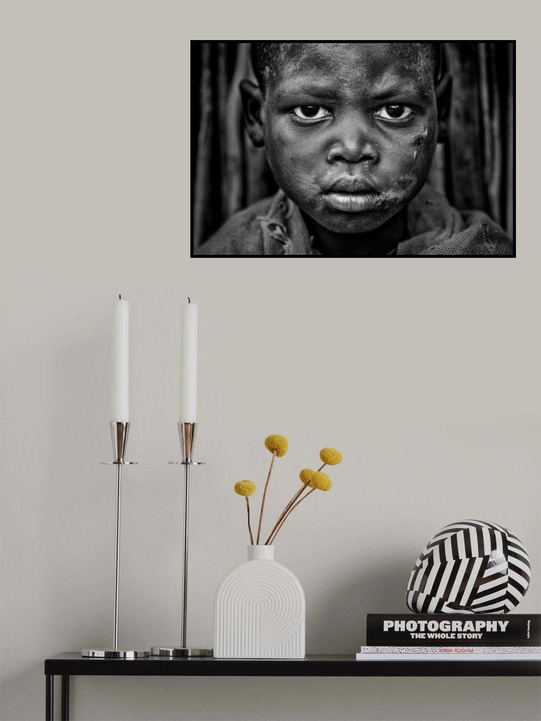 Child from South Sudan Poster och Canvastavla