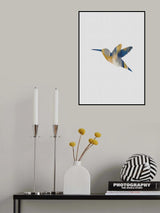 Blue & Yellow Hummingbird I Poster och Canvastavla