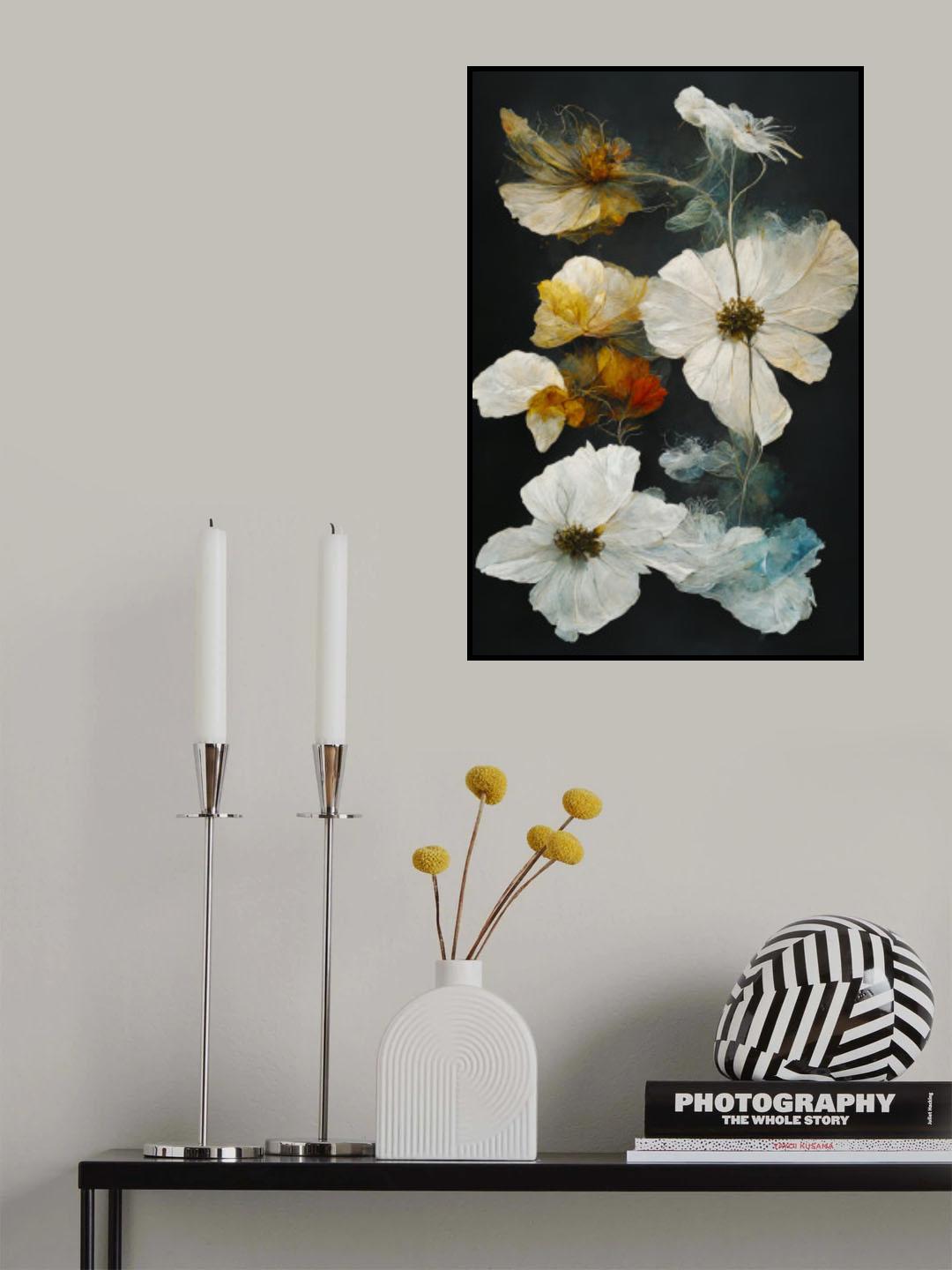 Dry Flowers Poster och Canvastavla