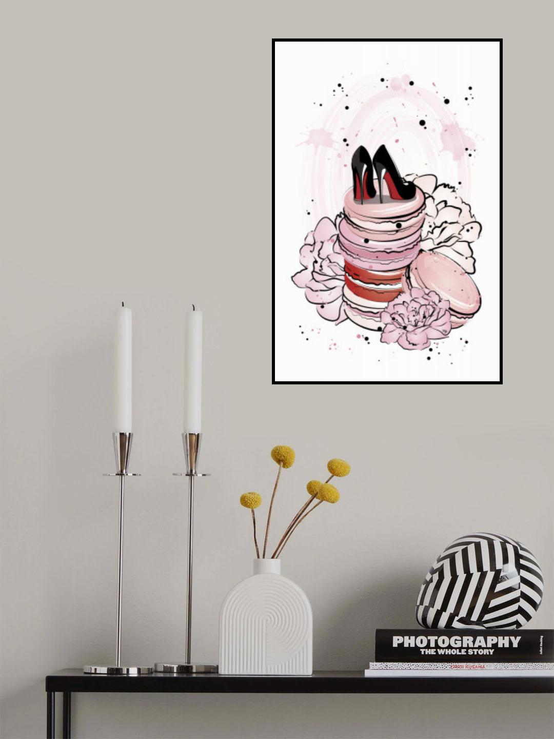 Peony Macarons Poster och Canvastavla