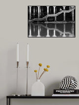 Dock in the Bilbao estuary Poster och Canvastavla