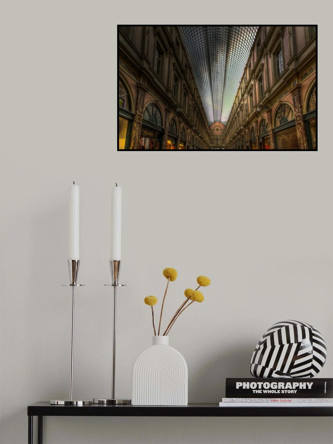 Galeries Royales Saint-Hubert Poster och Canvastavla
