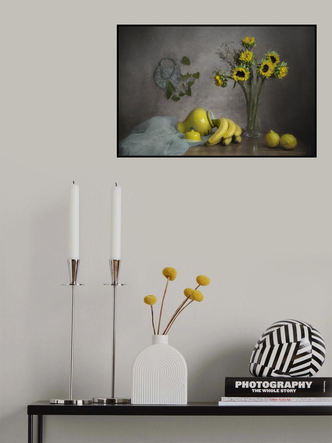 Yellow Poster och Canvastavla