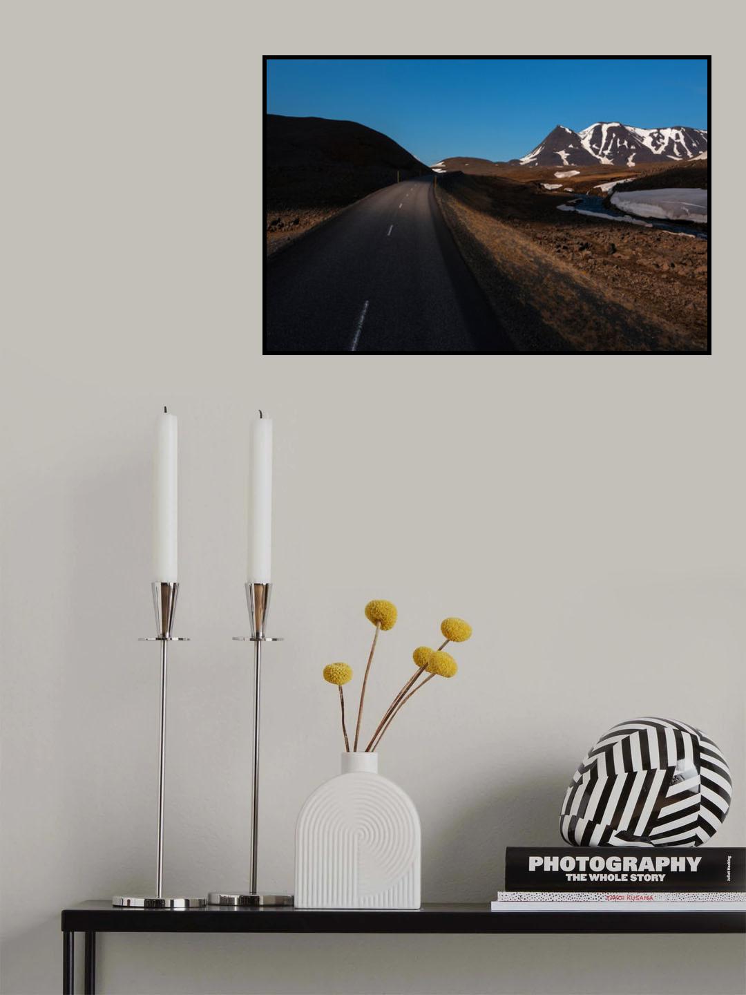 Solar Road Poster och Canvastavla