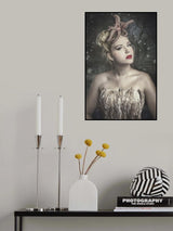 Digitale painting of a octopuss lady Poster och Canvastavla