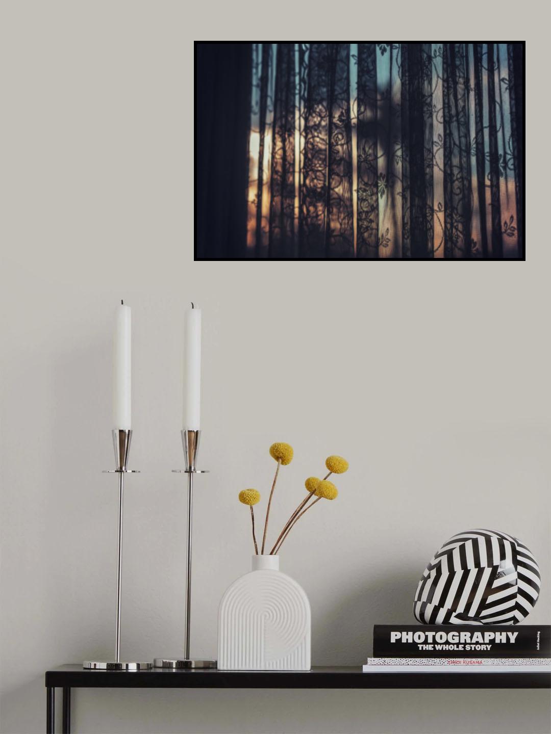 Lace Curtains Poster och Canvastavla