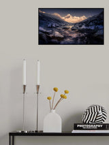 Ama Dablam 《巅峰暮色》 Poster och Canvastavla