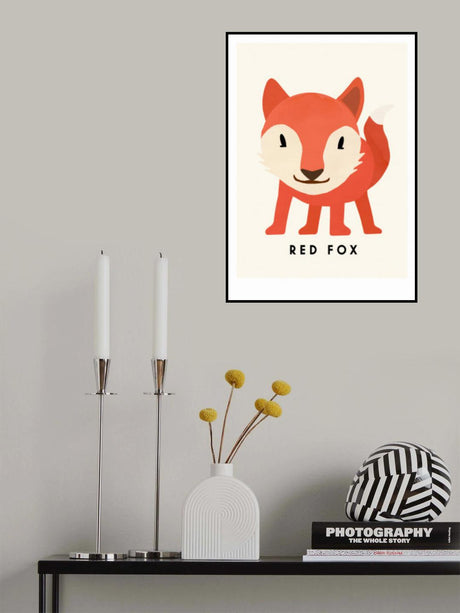 Red Fox Poster och Canvastavla