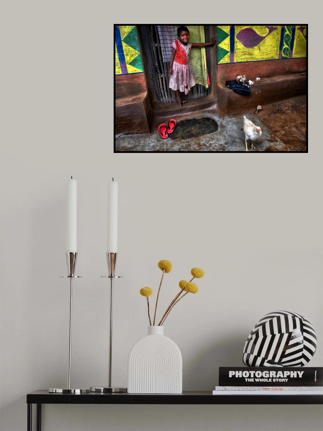 Colourful House Poster och Canvastavla