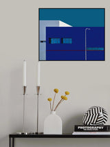 Blue on blue Poster och Canvastavla