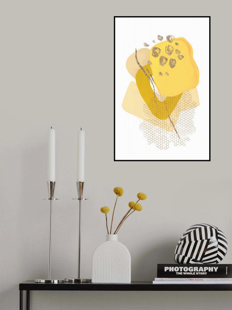 Golden moon Poster och Canvastavla