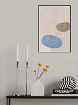 Golden Lines Poster och Canvastavla