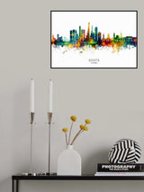 Bogotá Colombia Skyline Poster och Canvastavla
