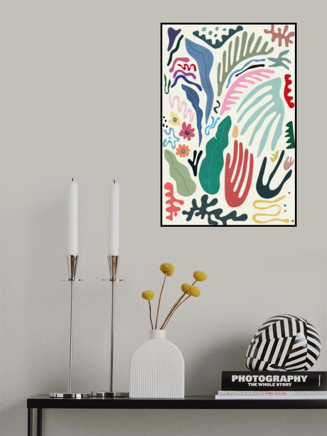 Nature Colors and Shapes Poster och Canvastavla