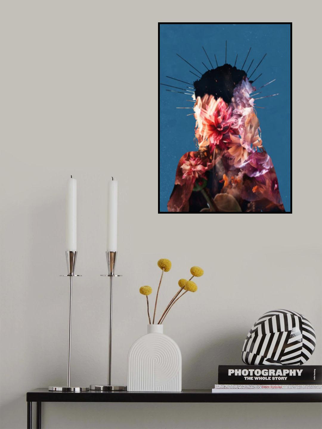 Beyonce Flowers Poster och Canvastavla