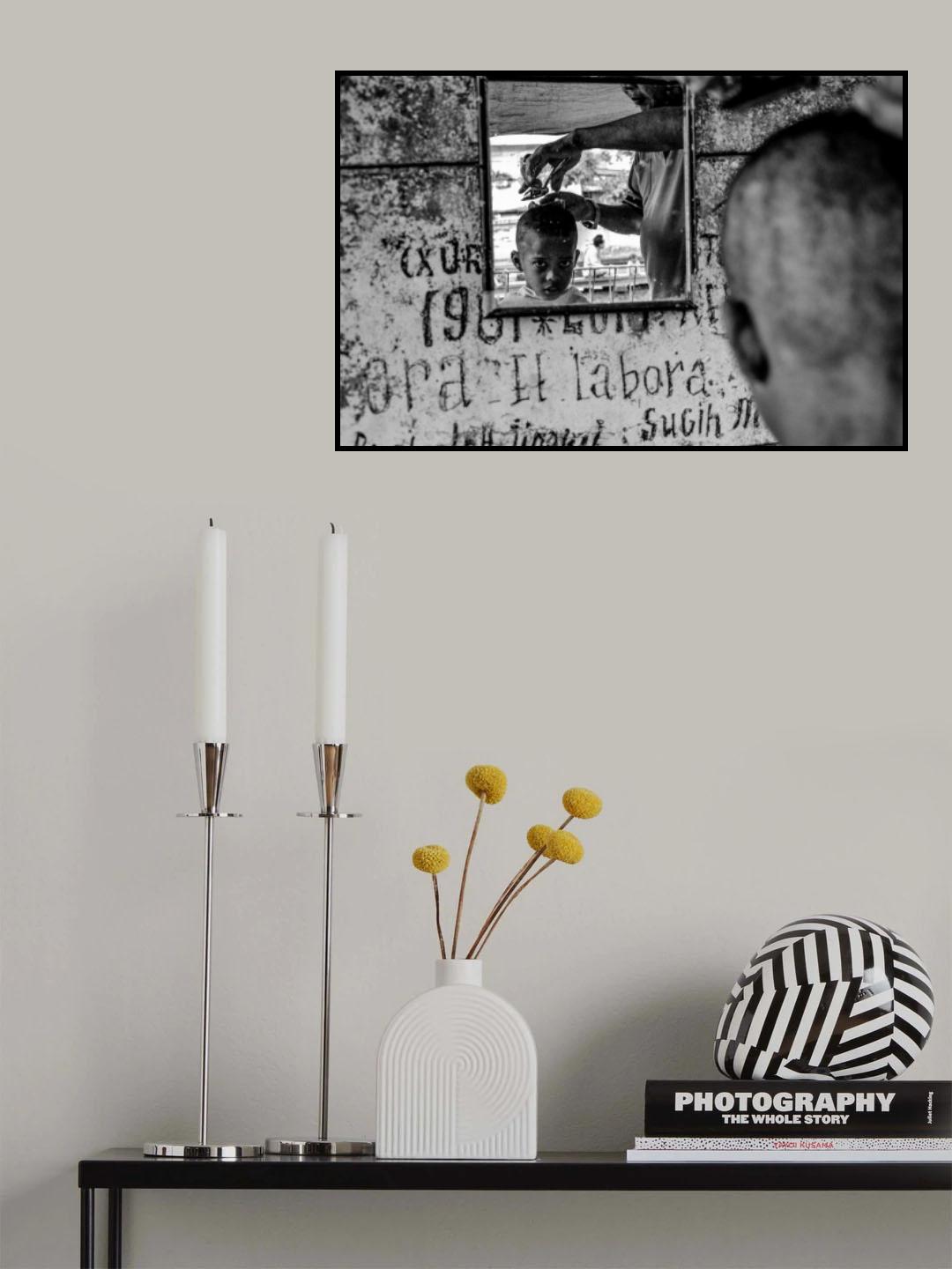 Babershop Poster och Canvastavla