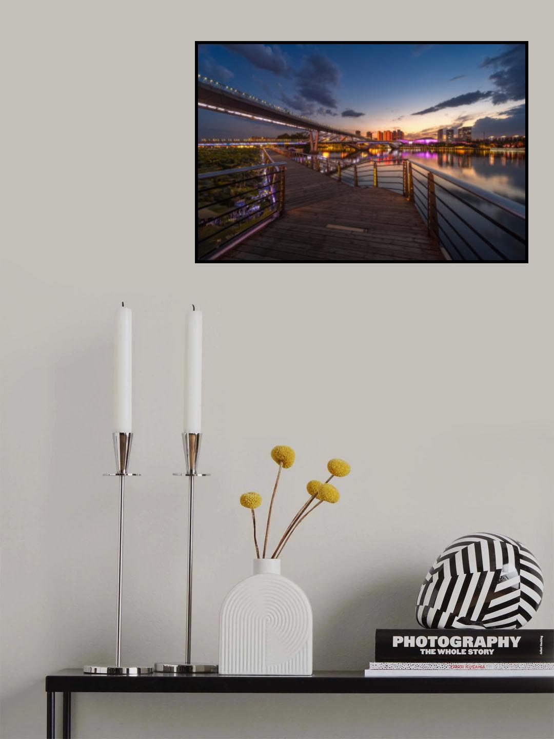 跻汾大桥 Poster och Canvastavla